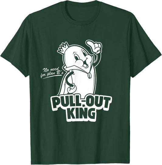 Pull Out King Dirty Funny Hot Dog Weiner Retro Adult Humor T-Shirt - T-Shirt | Forest