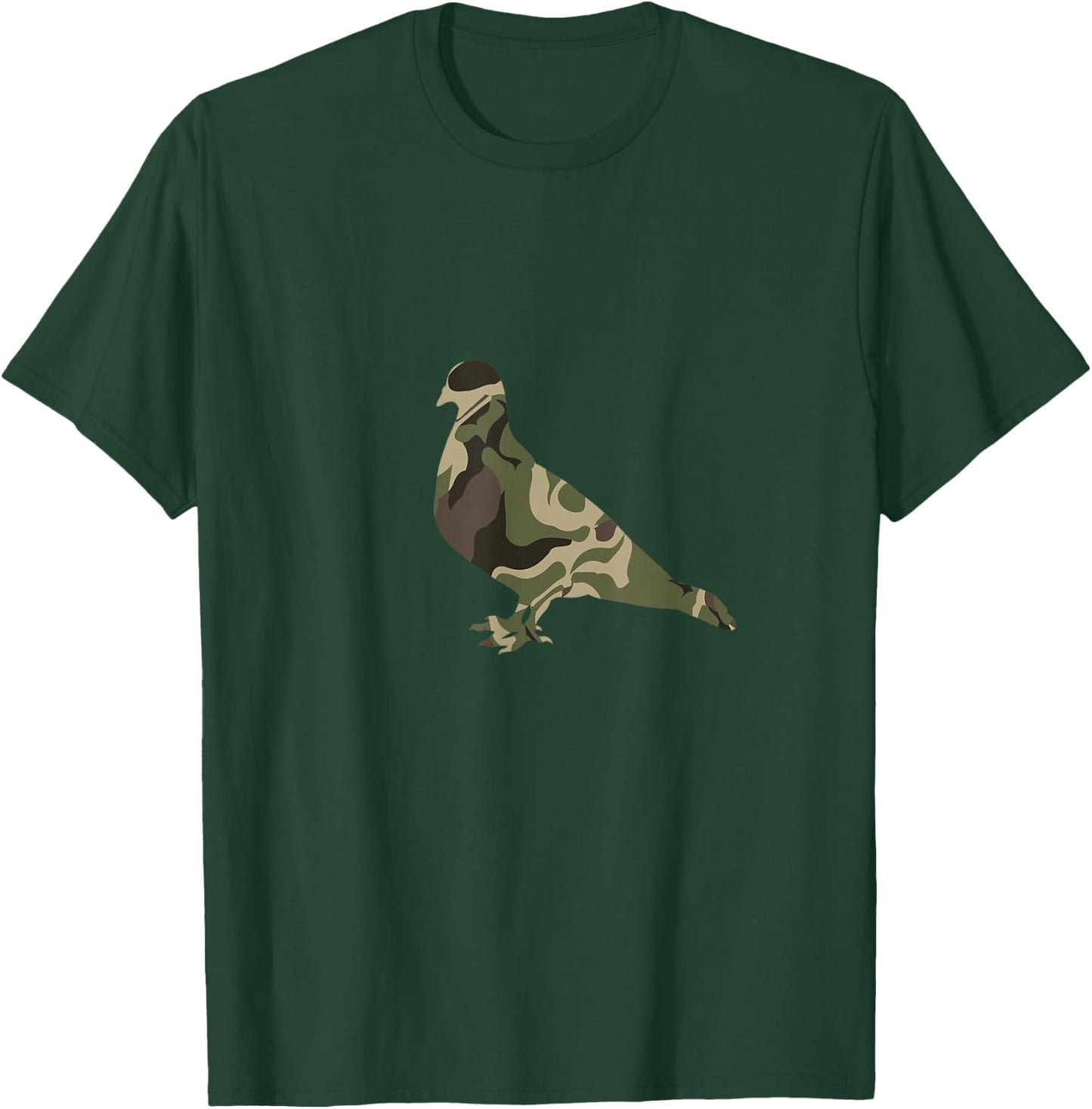Dove Hunting Trip messy bun Hunters Bird Military Dove Camo T-Shirt - T-Shirt | Forest