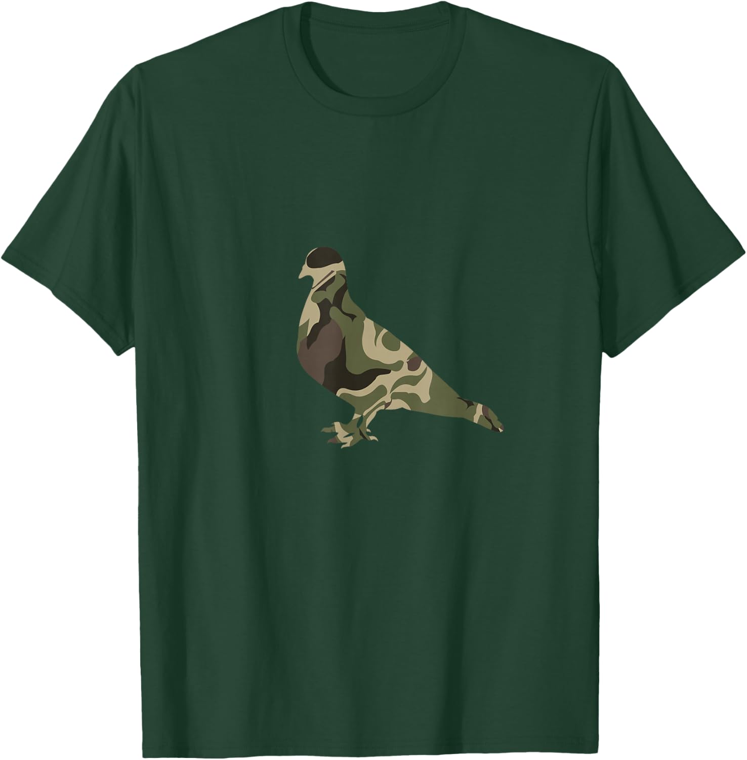Dove Hunting Trip messy bun Hunters Bird Military Dove Camo T-Shirt - T-Shirt | Forest