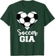 Soccer Gia Funny Soccer Heart Grandma Gia T-Shirt - T-Shirt | Forest