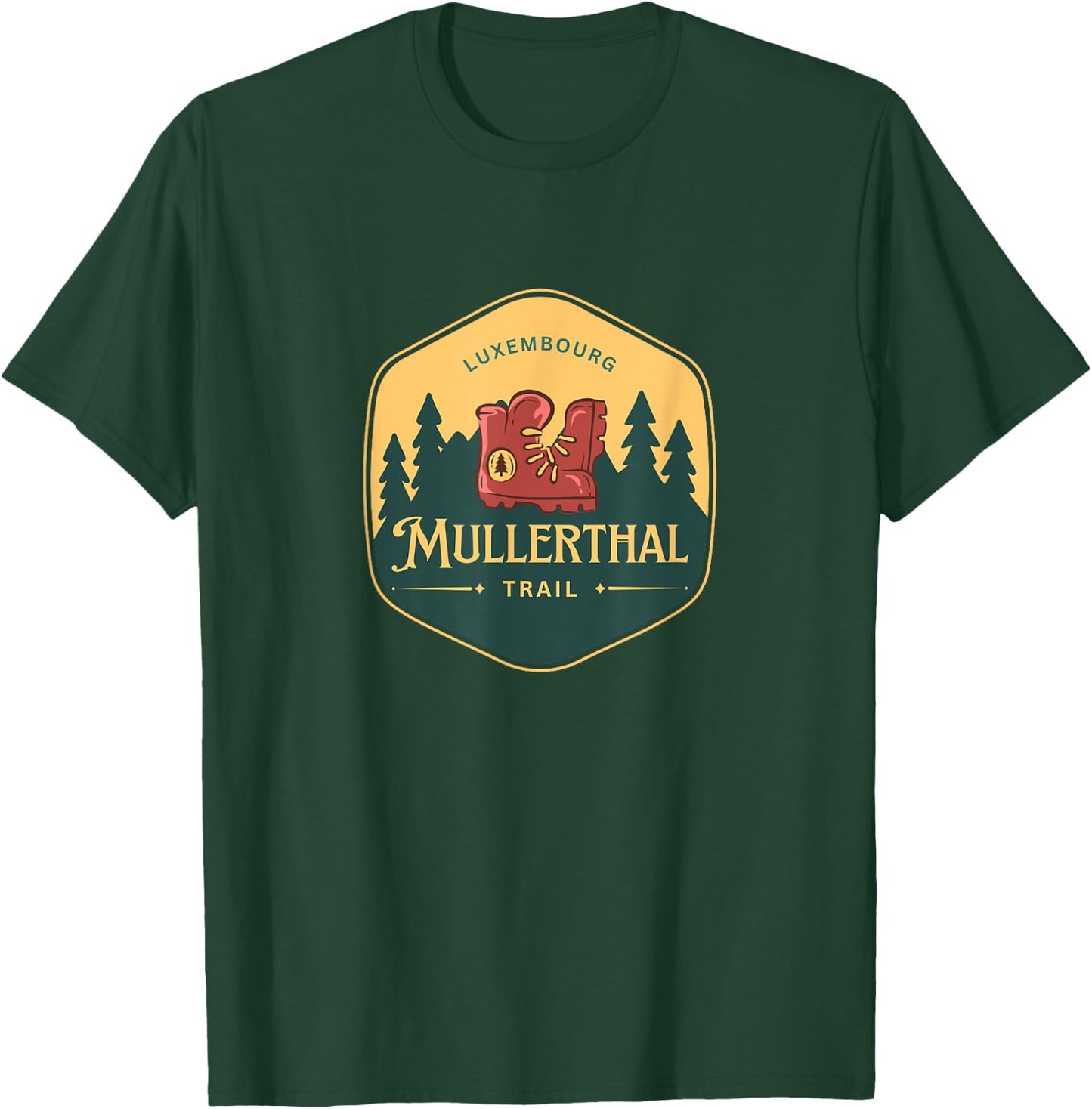 Mullerthal Trail Luxembourg Escapardenne Eislek Trail Hiking T-Shirt - T-Shirt | Forest