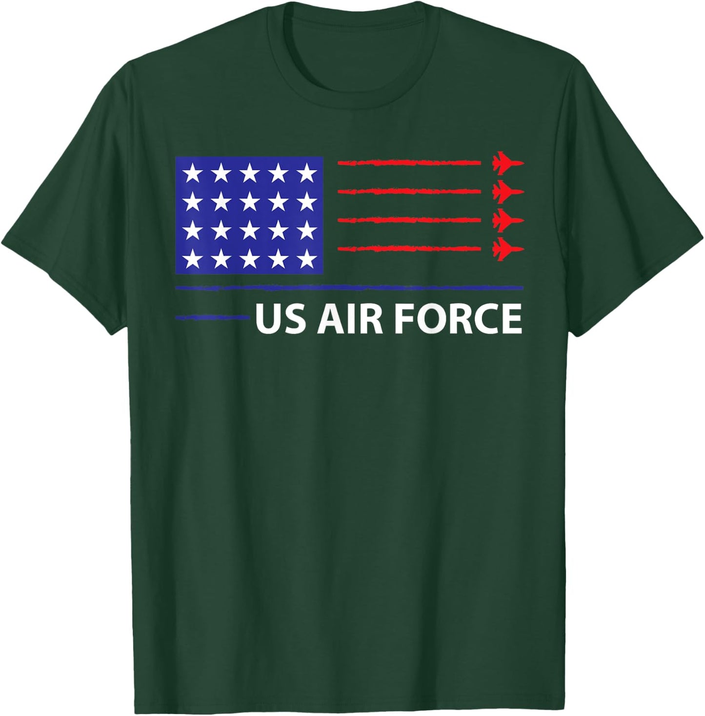 US Air Force, USAF, Air Force Veterans T-Shirt - T-Shirt | Forest