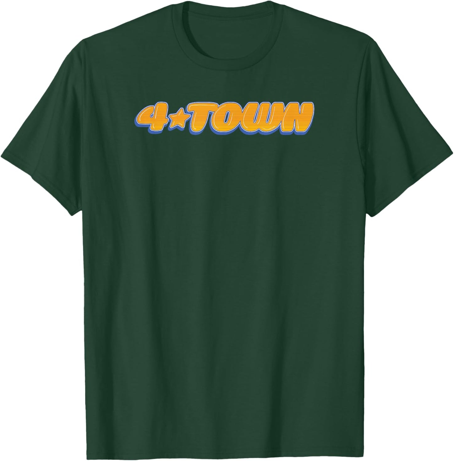 Disney Pixar Turning Red 4 Town Simple Text Logo T-Shirt - T-Shirt | Forest