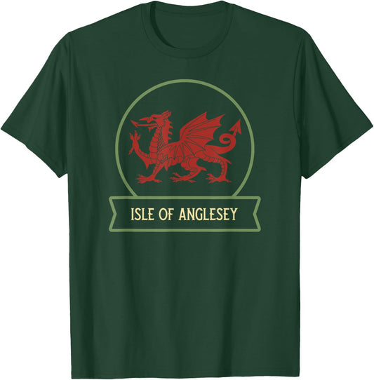 Isle of Anglesey - Welsh places - Wales - Cymru - dragon T-Shirt - T-Shirt | Forest