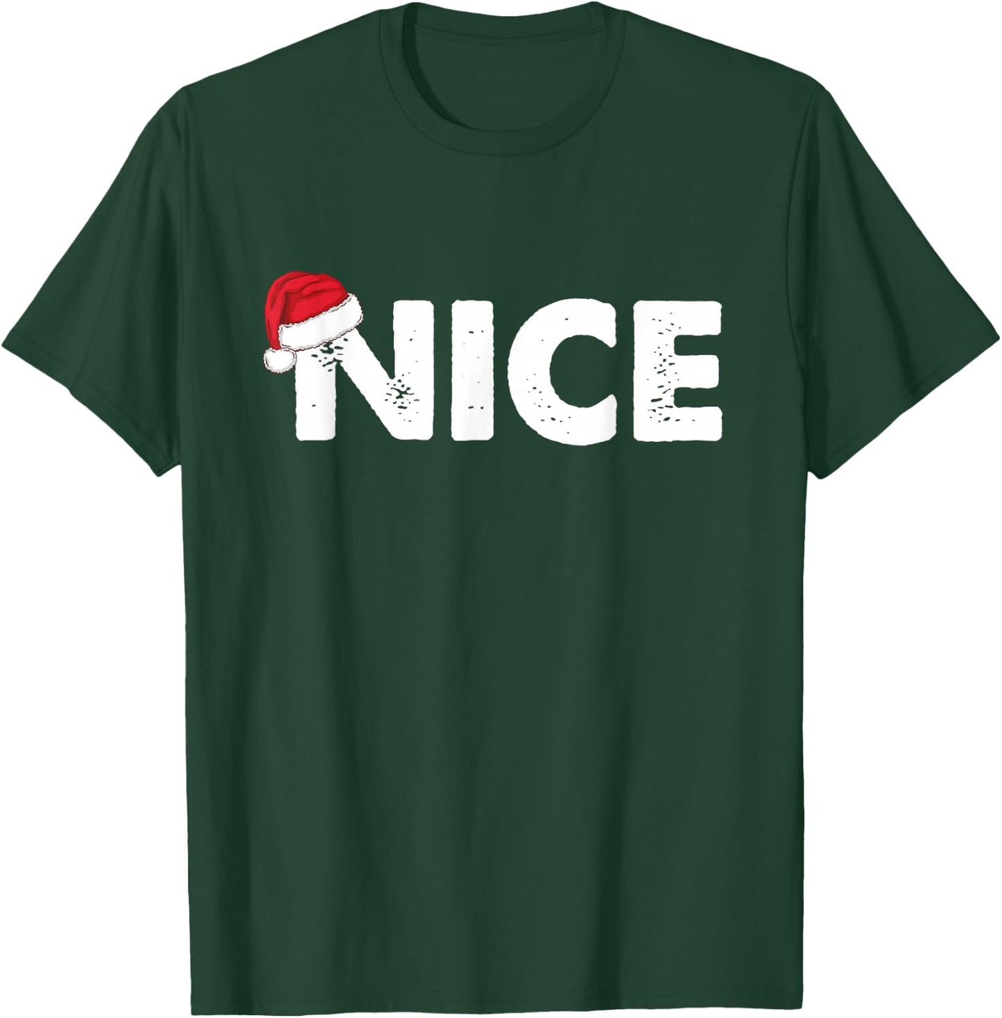 Naughty or Nice Matching Christmas T-Shirt - T-Shirt | Forest