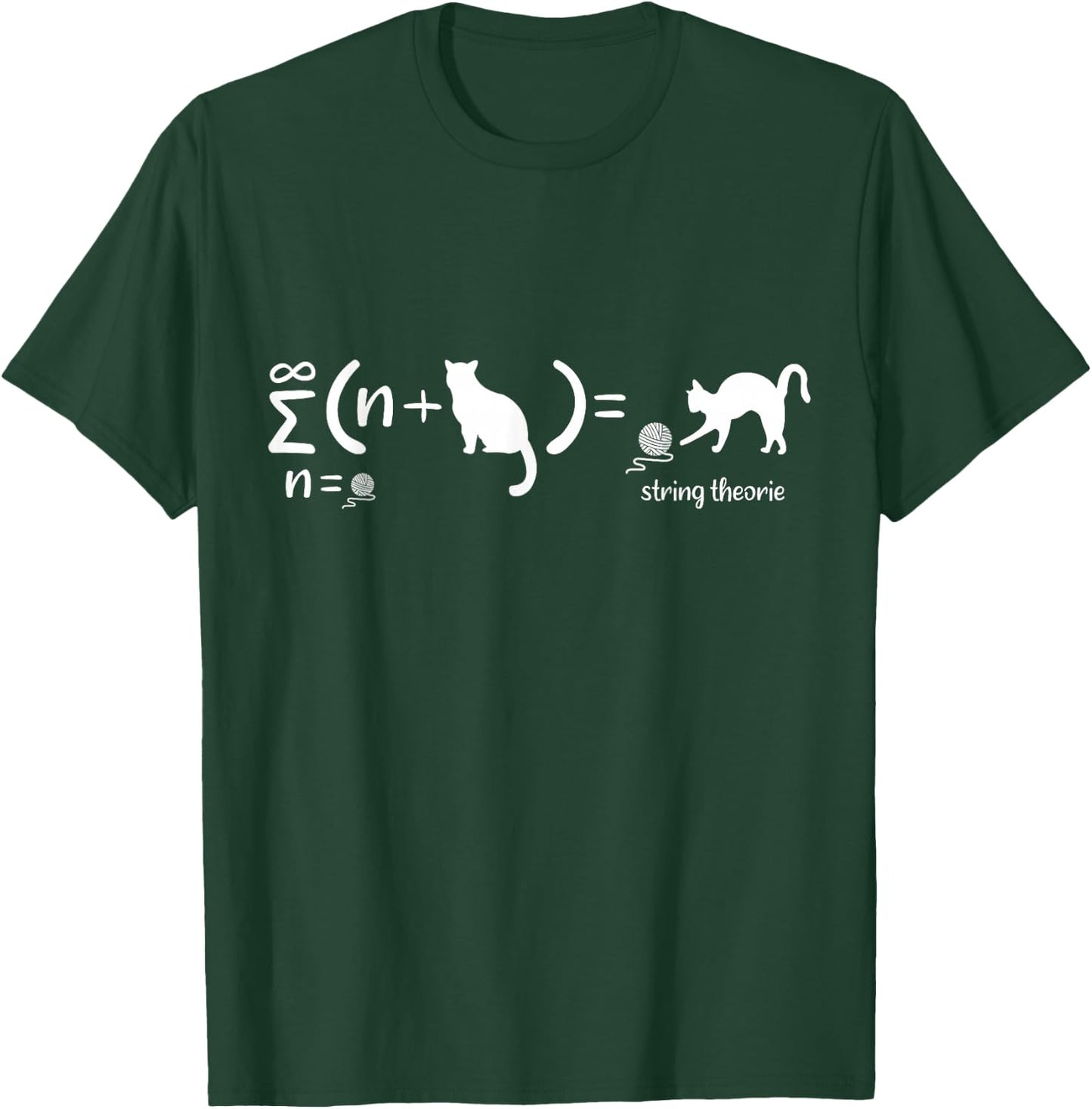 String Theory Science Nerd Physics Schrodinger's Cat T-Shirt - T-Shirt | Forest