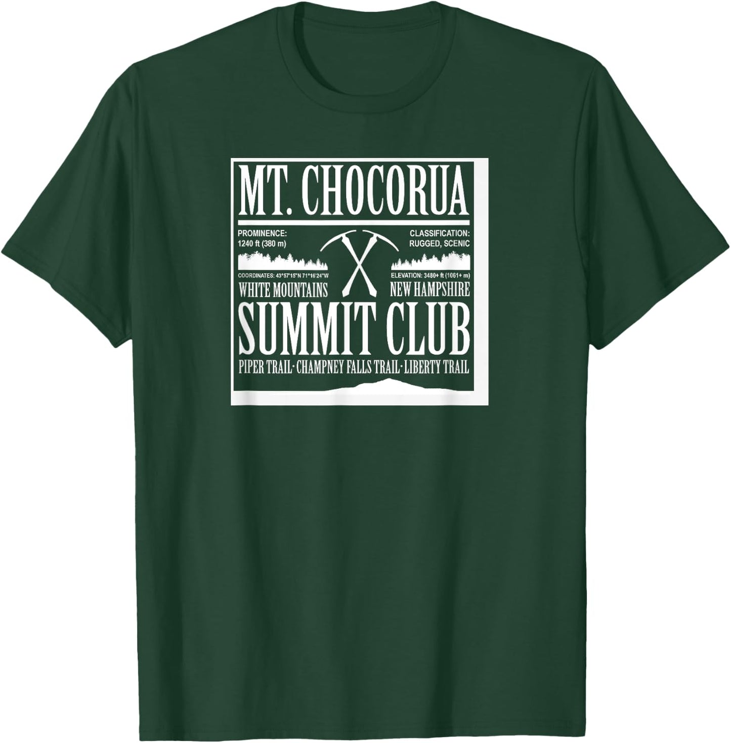 Mt. Chocorua Summit Club T-Shirt - T-Shirt | Forest