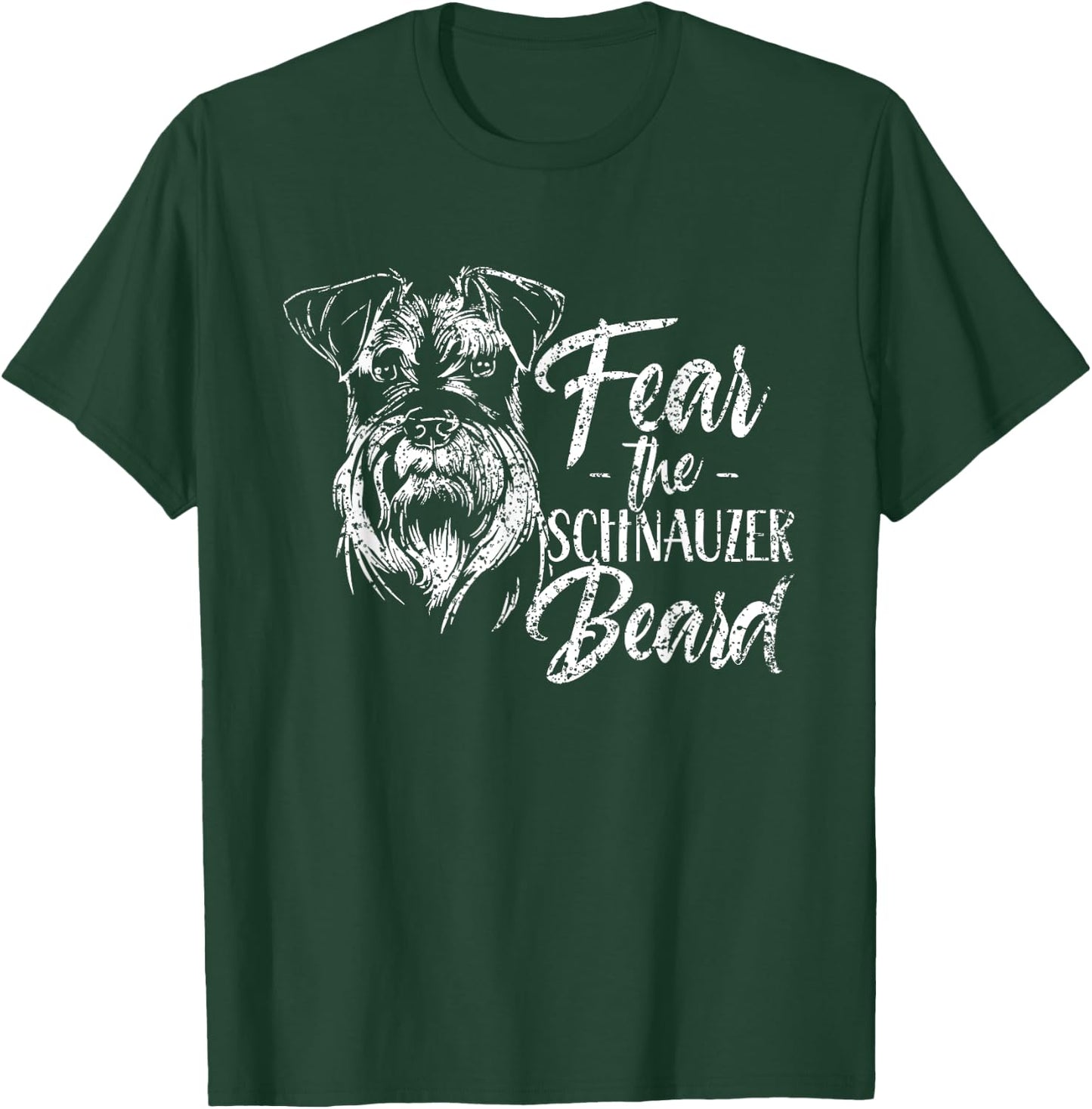 Fear The Schnauzer Beard Pet Dog Schnauzers Women T-Shirt - T-Shirt | Forest