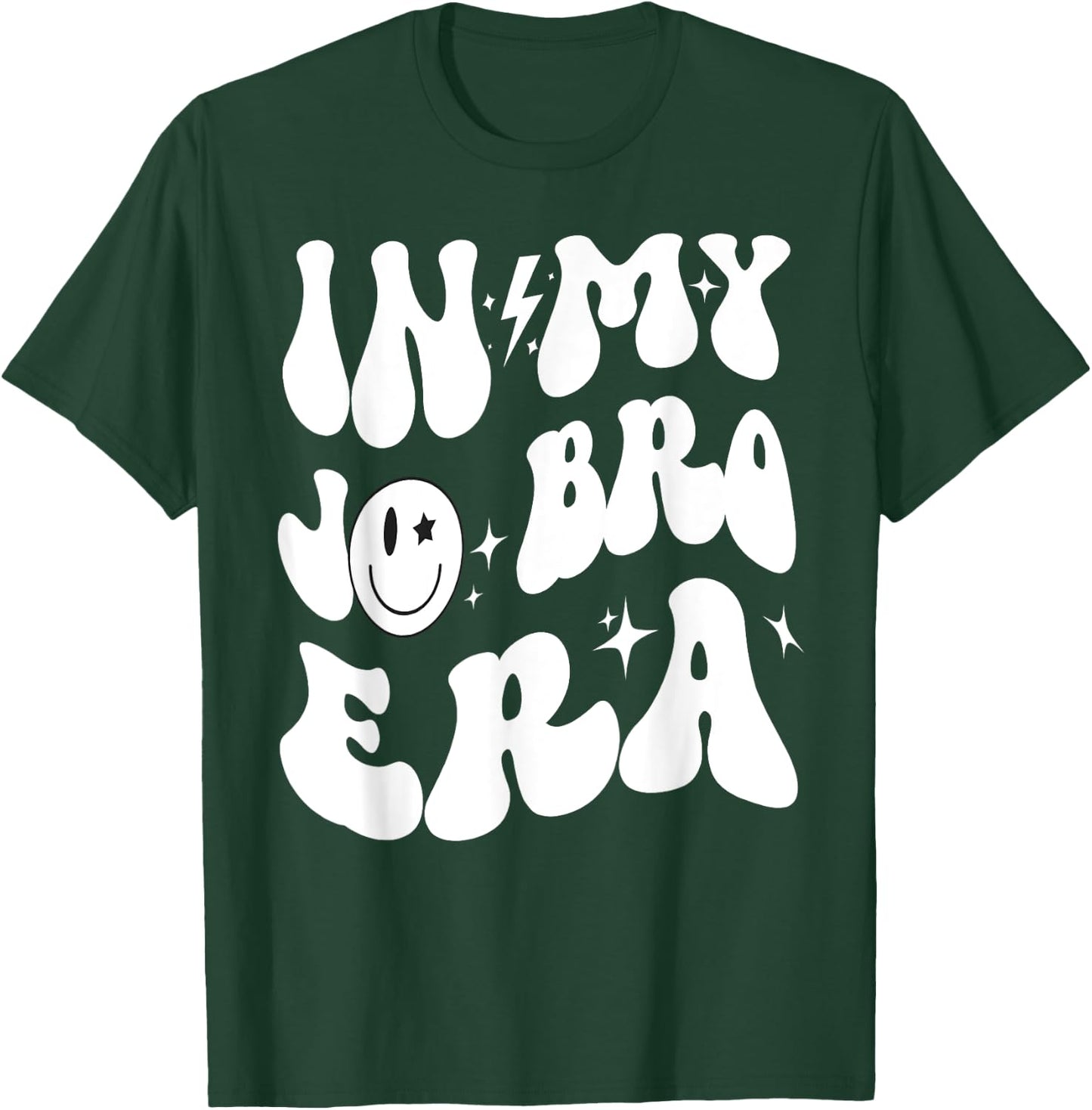 Funny Groovy Retro In My Jo Bro Era Men Women Kid Birthday T-Shirt - T-Shirt | Forest