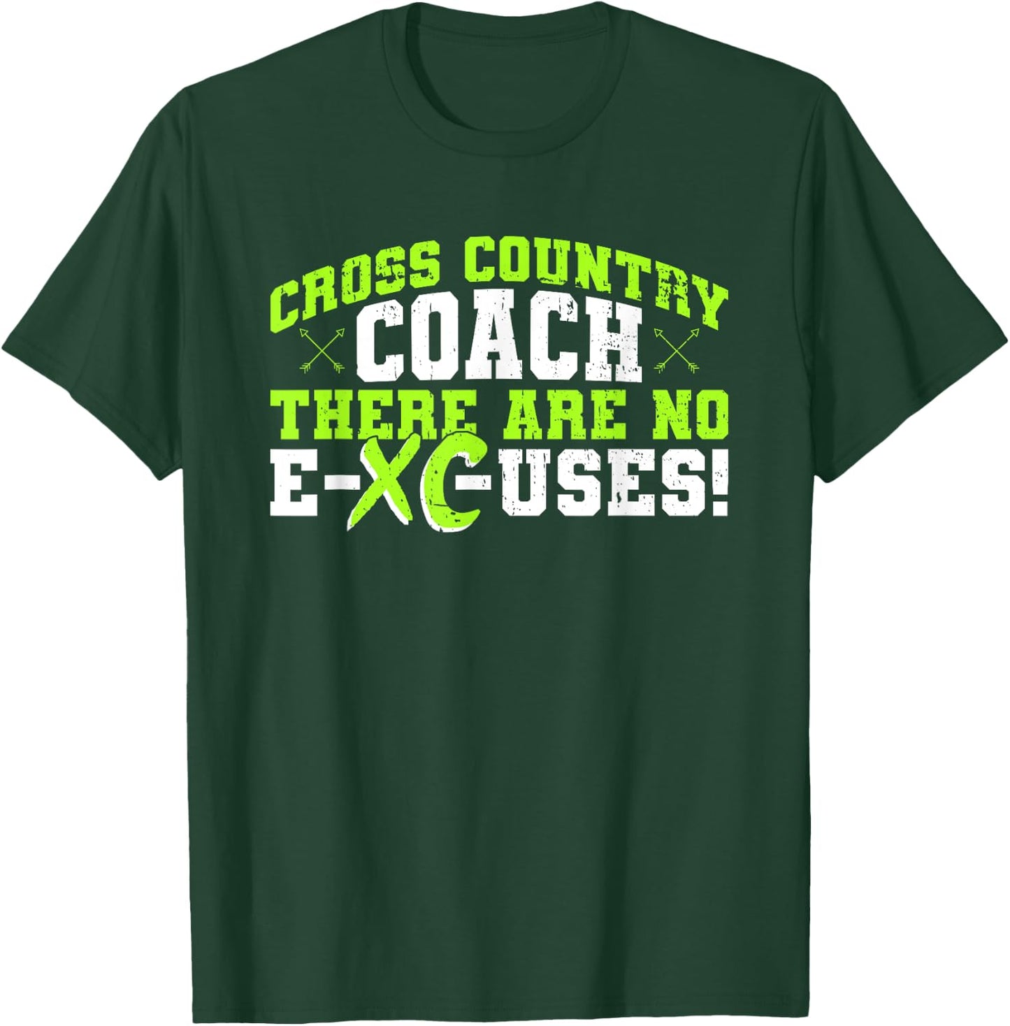 XC Coach Design For Cross Country Running Coach T-Shirt - T-Shirt | Forest