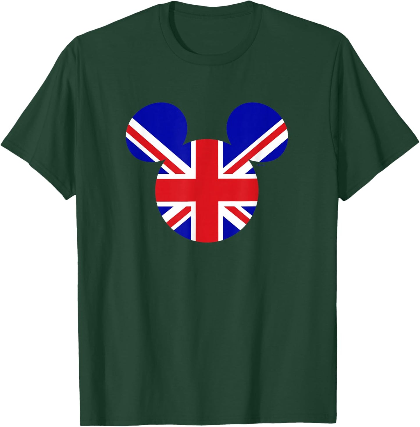 Disney Mickey Mouse King's Coronation UK Flag Union Jack T-Shirt - T-Shirt | Forest