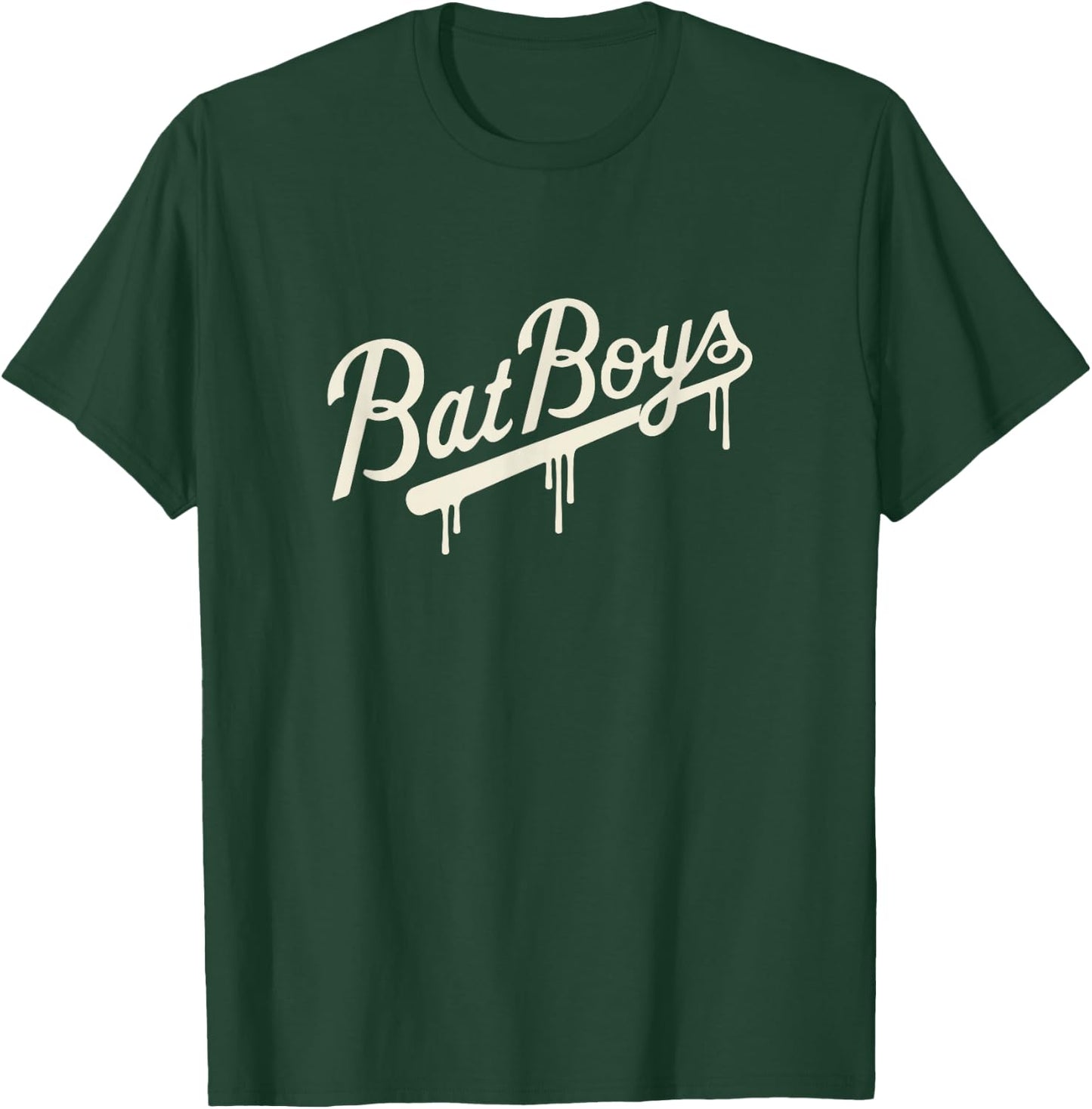 Bat Boys Traditional Drip Logo T-Shirt - T-Shirt | Forest
