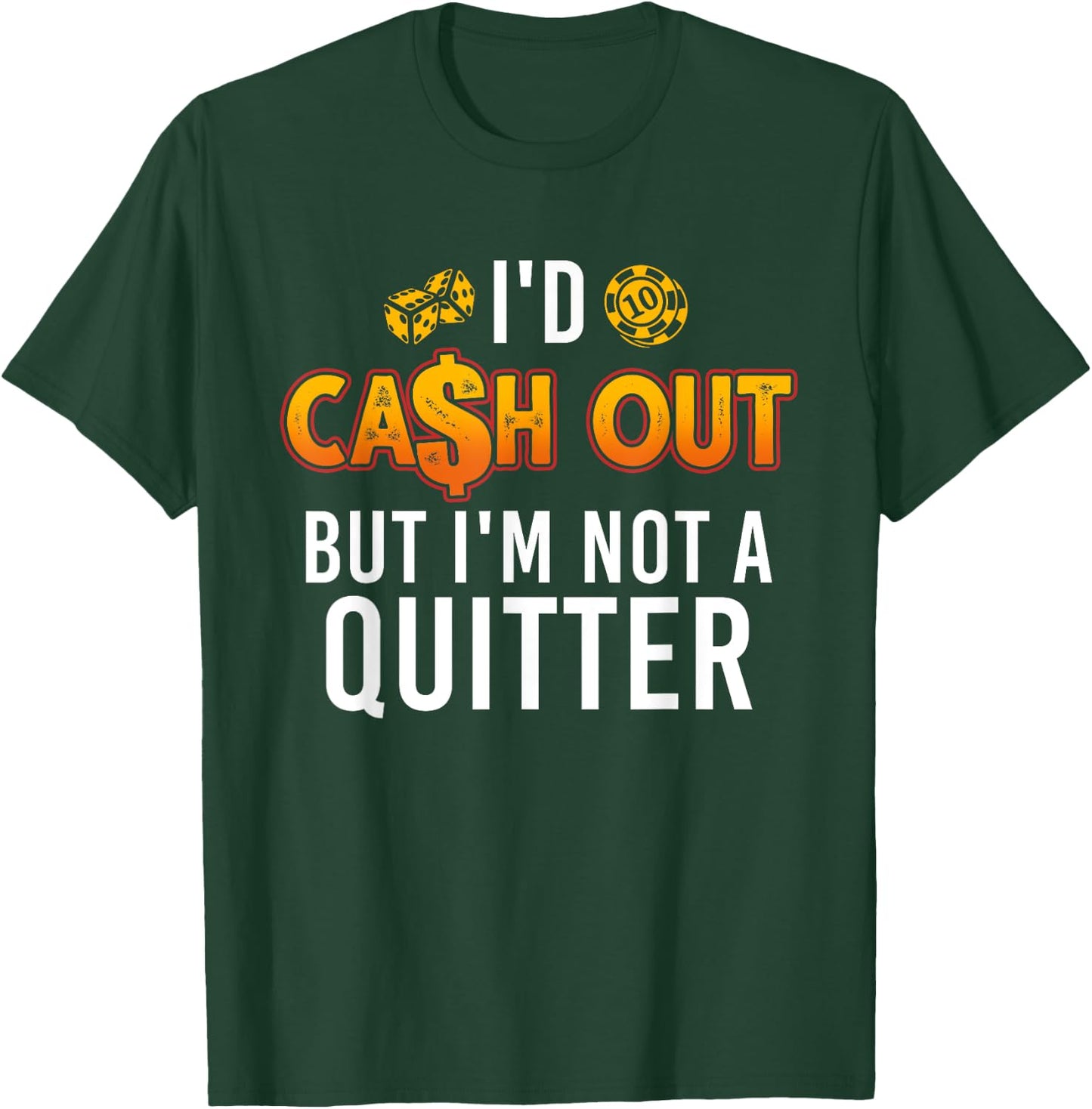 Funny Gambling Art Women Slot Machine Las Vegas T-Shirt - T-Shirt | Forest