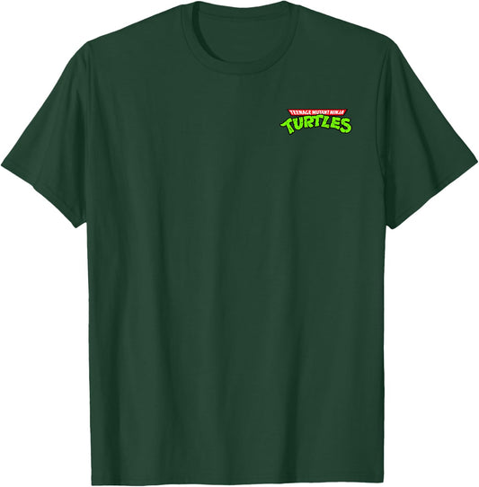 Teenage Mutant Ninja Turtles Classic Vintage Pocket Logo T-Shirt - T-Shirt | Forest