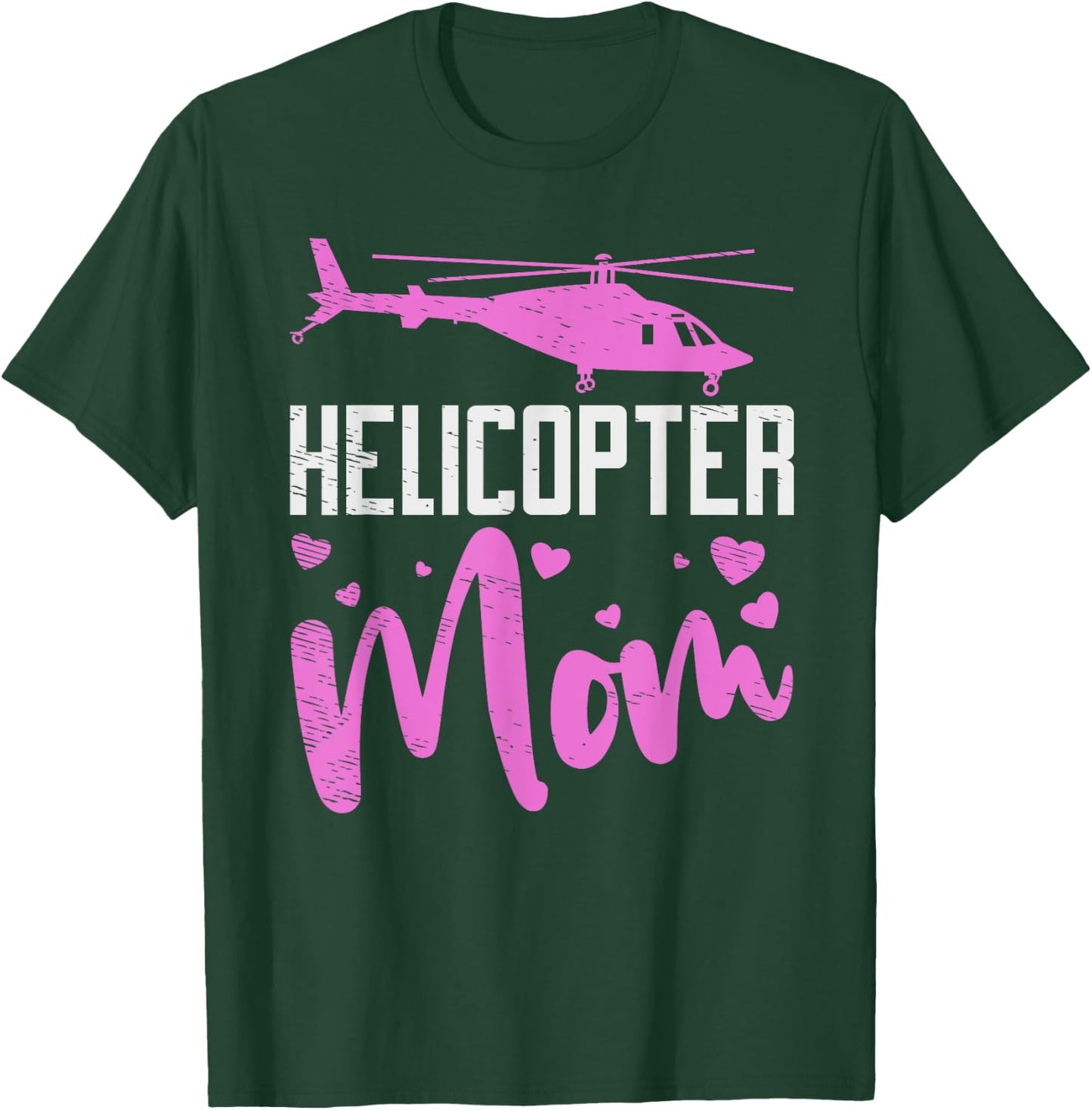 Helicopter Mom Helicopter Parents Funny Mom Governess T-Shirt - T-Shirt | Forest