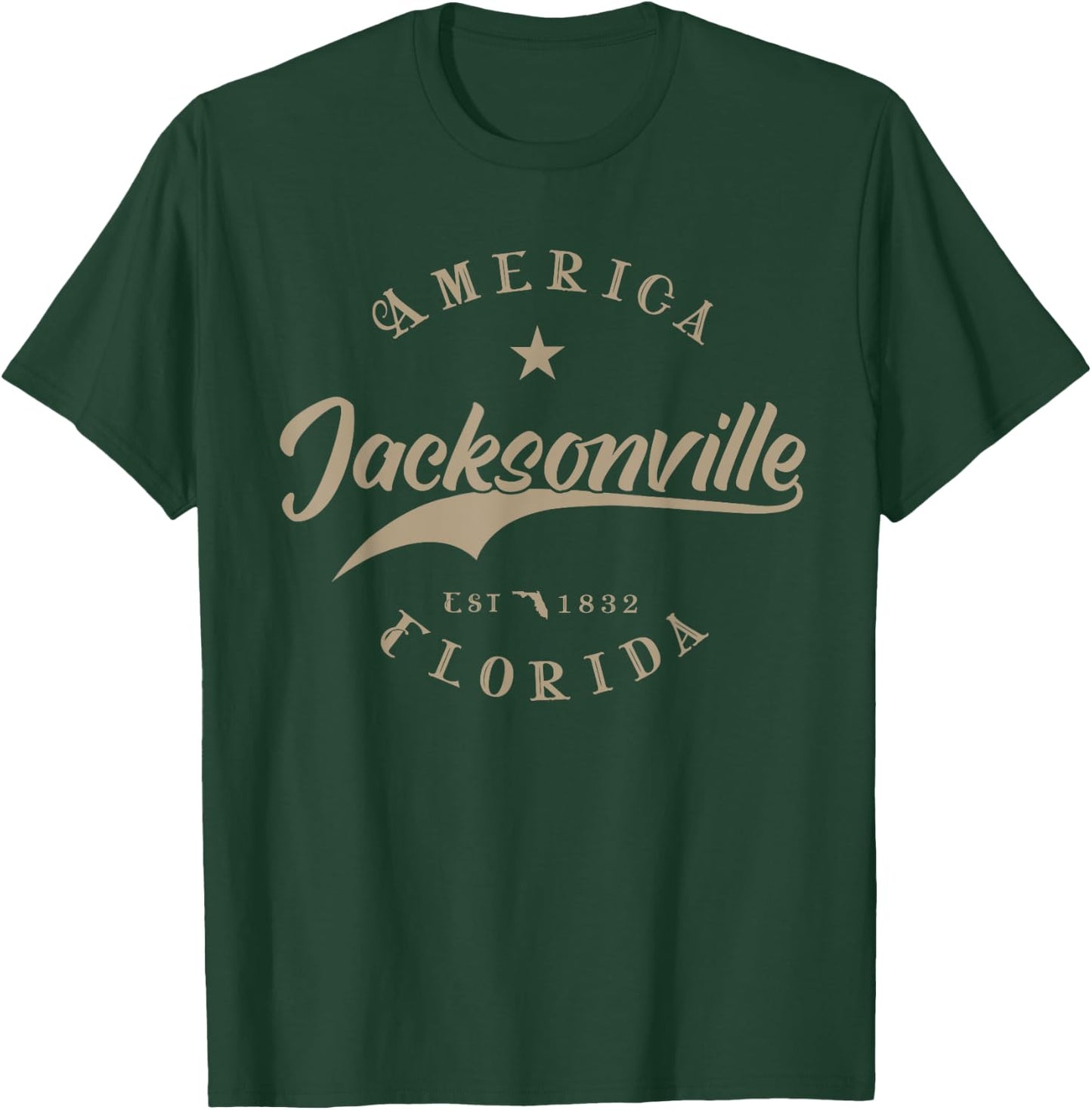Jacksonville FL | Florida T-Shirt - T-Shirt | Forest