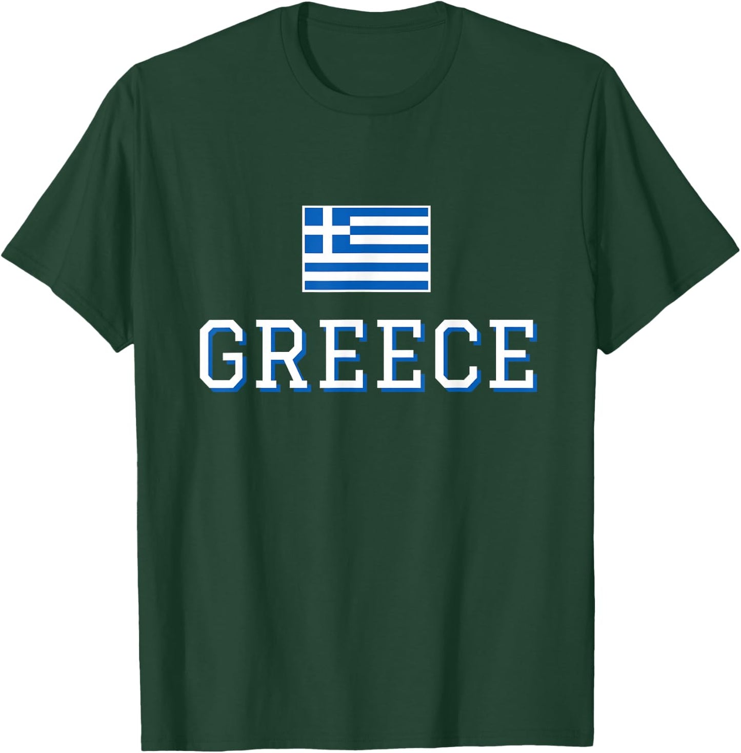 Greece Flag Greek Flag Greece Souvenir T-Shirt - T-Shirt | Forest