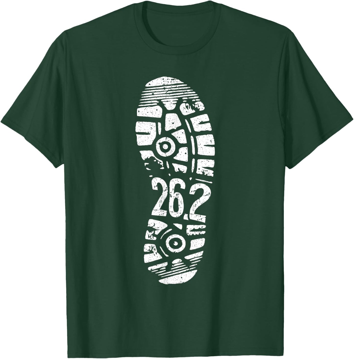 Cool Marathon Art Men Women 26.2 Marathoner Running Finisher T-Shirt - T-Shirt | Forest