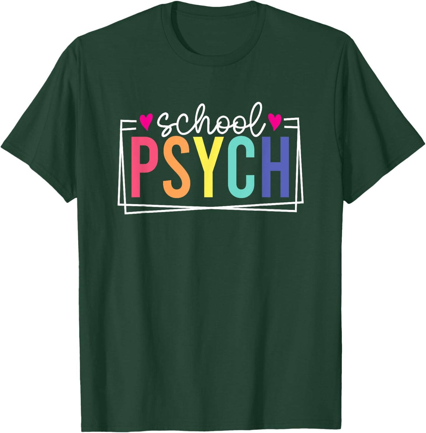 School Psych School School Psychologist Last Day Of School T-Shirt - T-Shirt | Forest