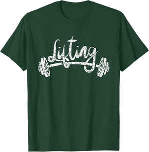 Lifting Workout Lift Gym Weightlifting T-Shirt - T-Shirt | Forest