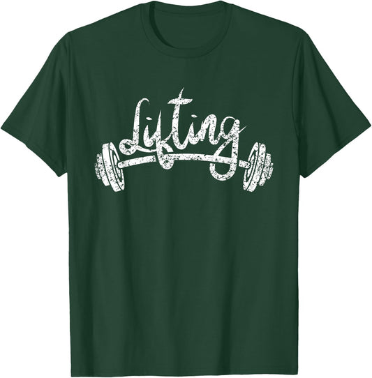 Lifting Workout Lift Gym Weightlifting T-Shirt - T-Shirt | Forest