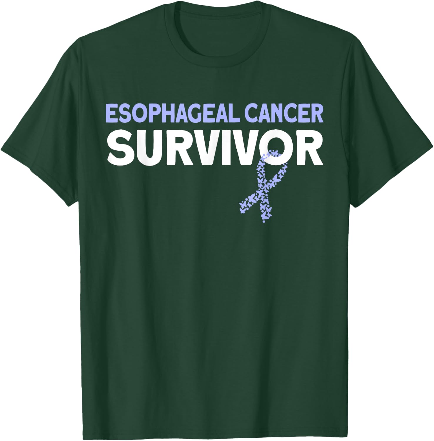 Esophageal Cancer Survivor T-Shirt - T-Shirt | Forest