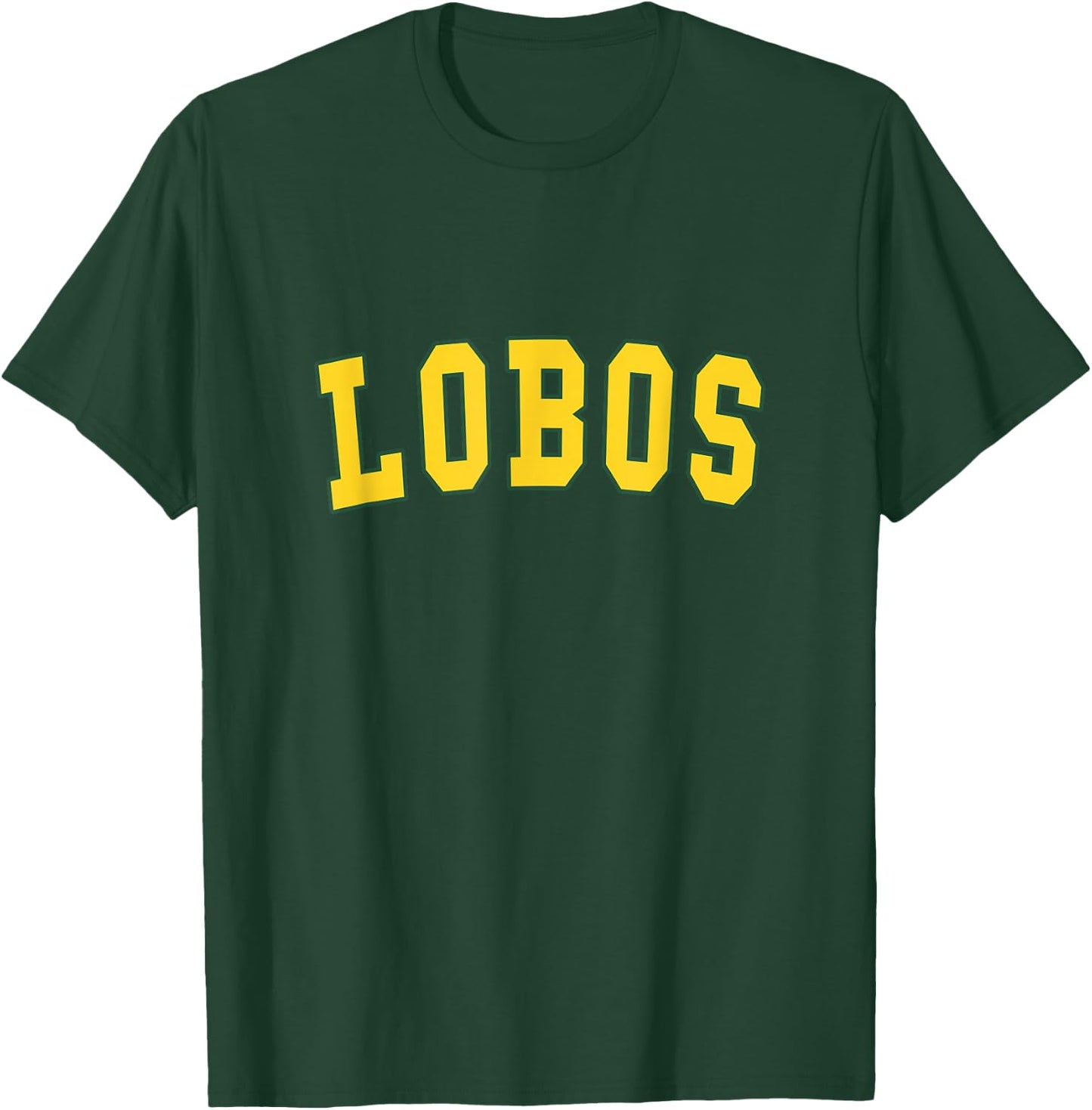 Longview Lobos Football Simple T-Shirt - T-Shirt | Forest