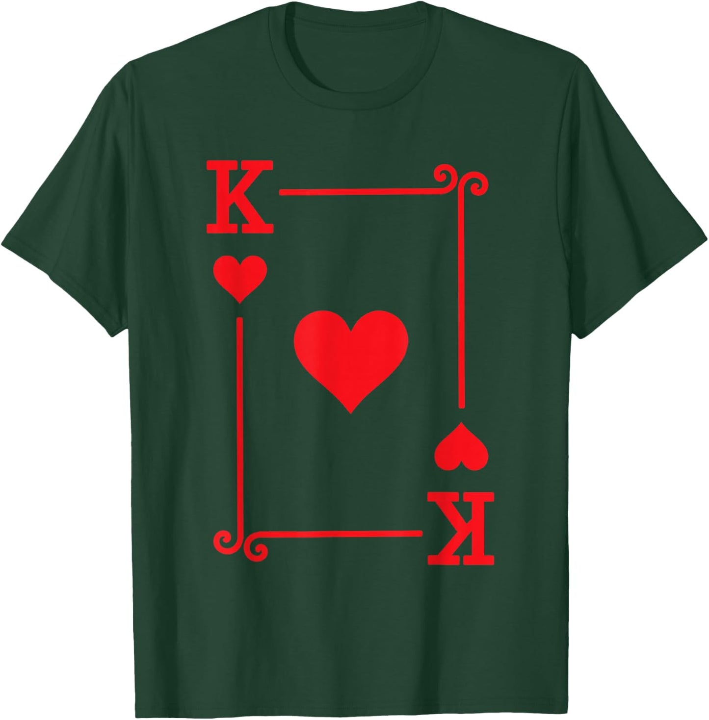 King Hearts Costume - Playing Cards - King Hearts T-Shirt - T-Shirt | Forest