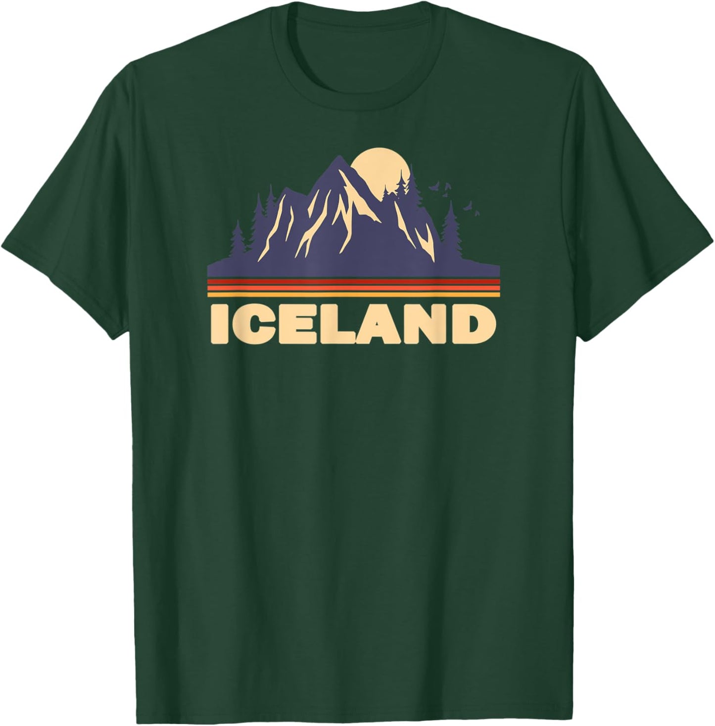 Iceland Mountains Volcanoes T-Shirt - T-Shirt | Forest