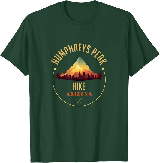 Humphreys Peak Souvenir Apparel - Humphreys Peak Hiking T-Shirt - T-Shirt | Forest