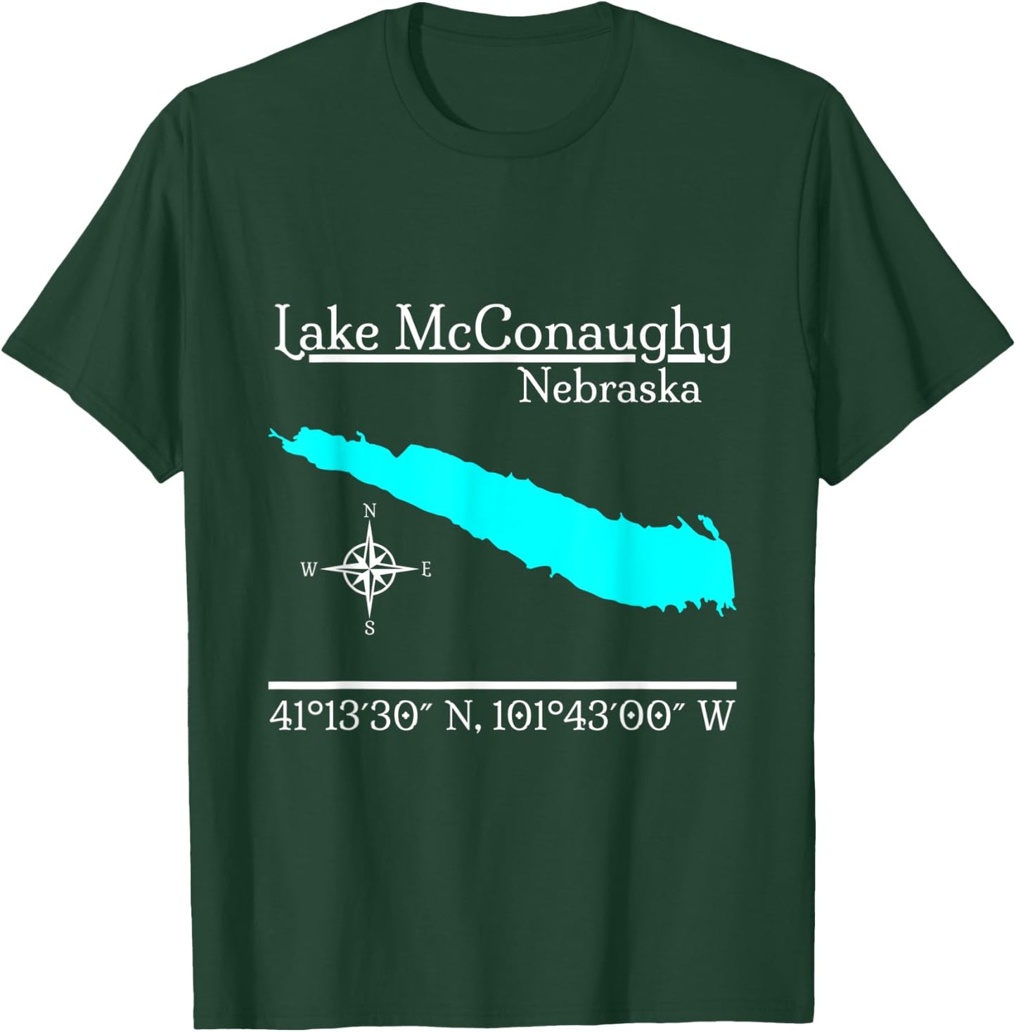 Lake McConaughy - Nebraska T-Shirt - T-Shirt | Forest