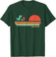 Offline Scare - Pixel Dinosaur / Retro - No Wifi Lost Dino T-Shirt - T-Shirt | Forest