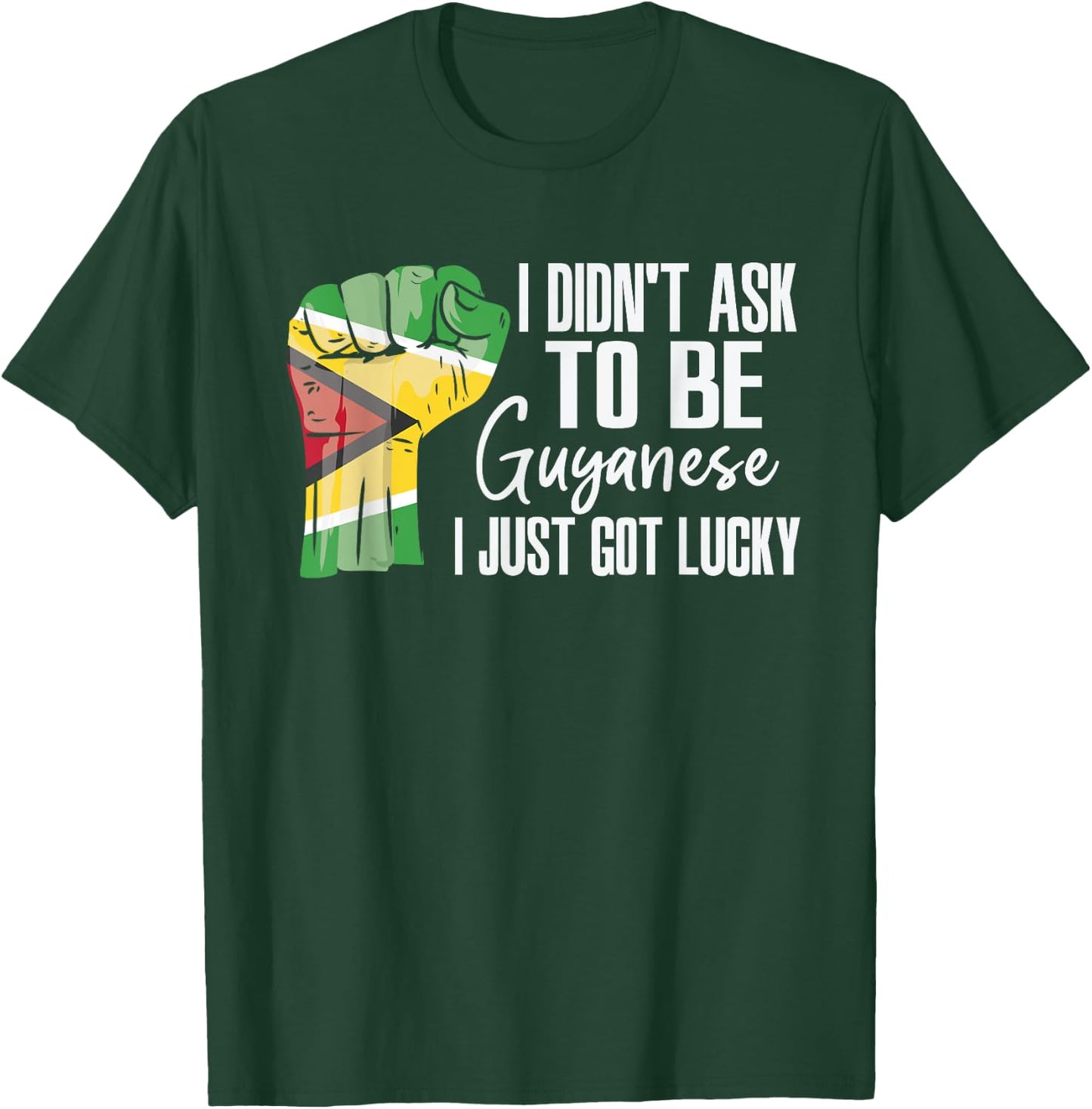 Guyanese Guyana Flag Grown Guyanese Roots Patriot T-Shirt - T-Shirt | Forest