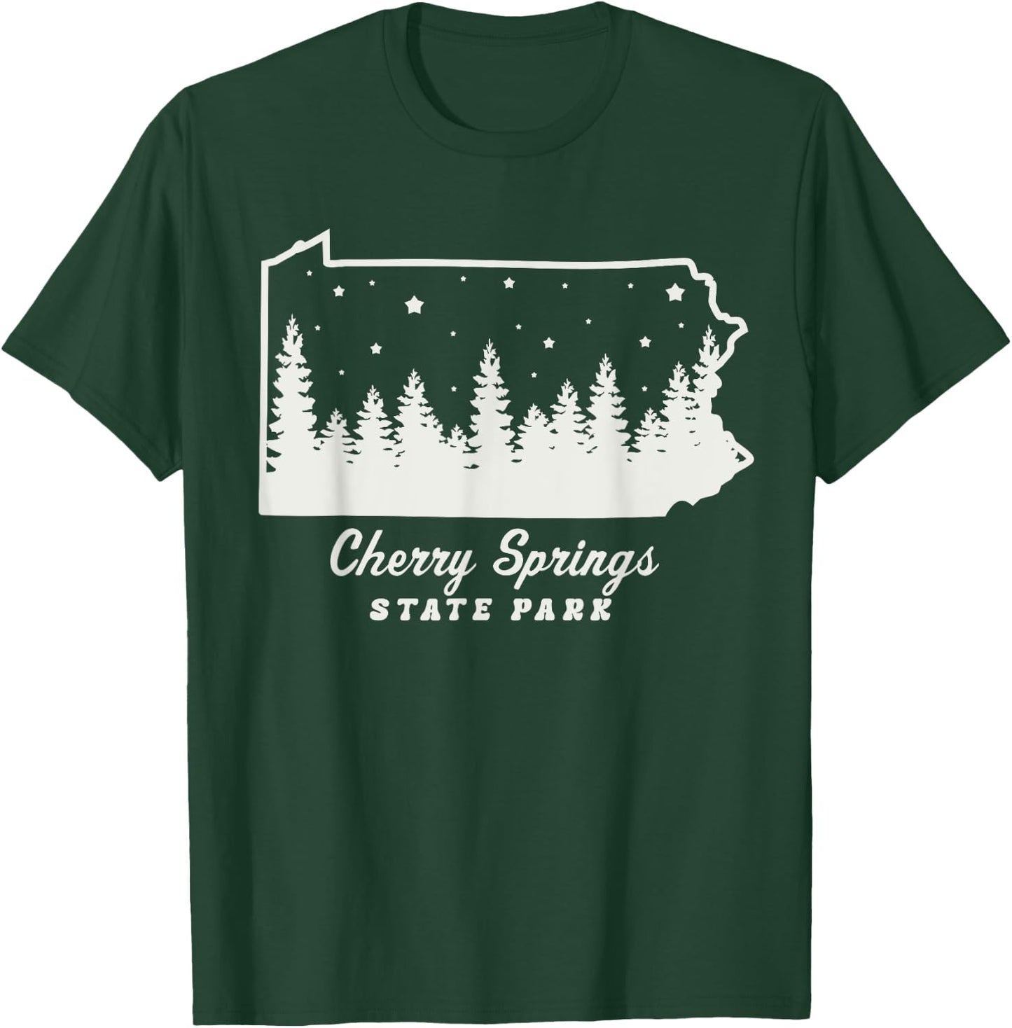 Cherry Springs State Park Pennsylvania Stargazing Stars T-Shirt - T-Shirt | Forest