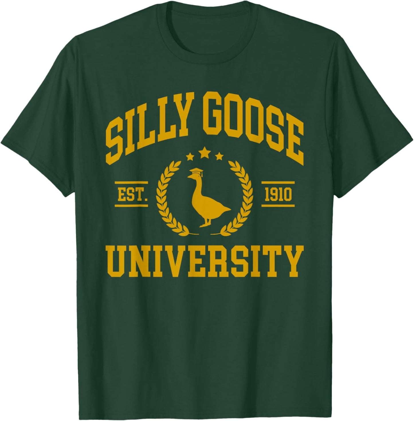 Silly Goose University Shirt, Funny Shirts , Goose T-Shirt - T-Shirt | Forest