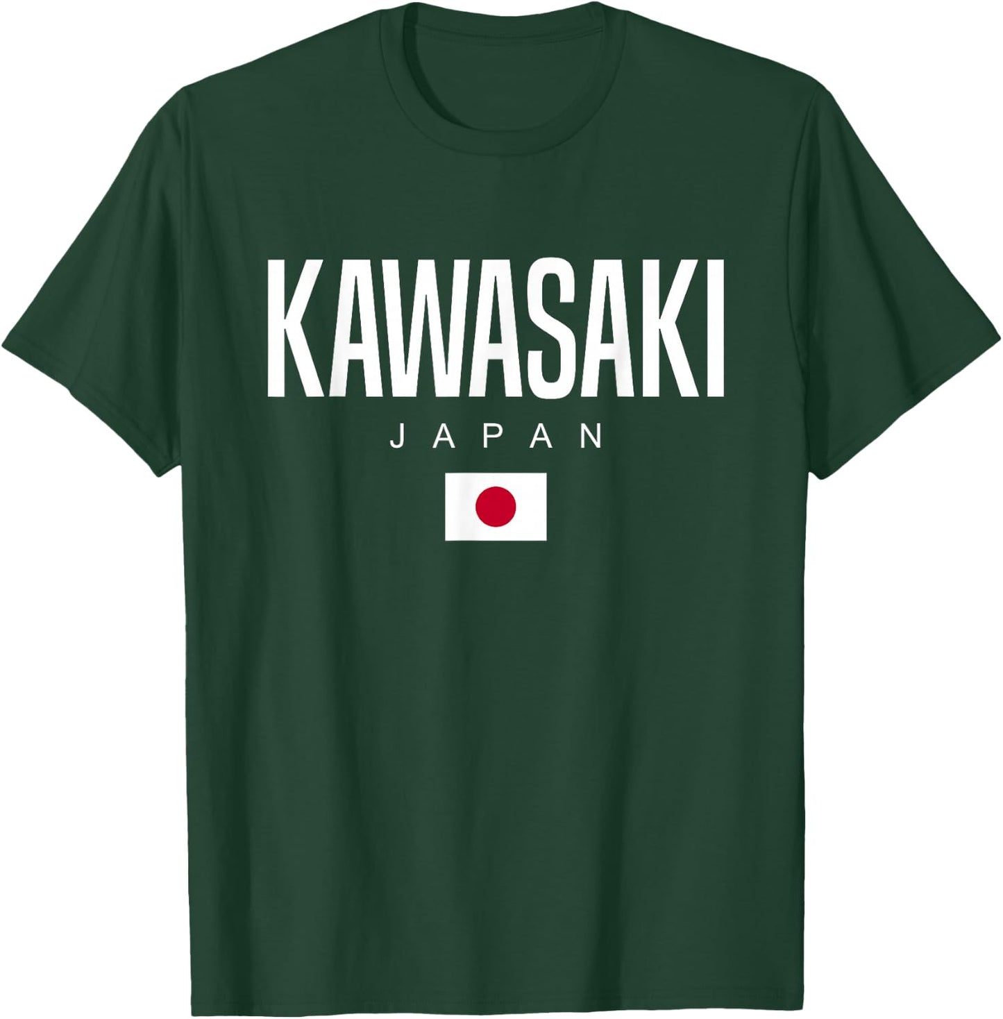 Cities of Japan Kawasaki Japan Black -Kids Cotton 100% Polyester 0% Small Short Sleeve Classic Fit Lightweight, Classic fit, Double-needle sleeve and bottom hem T-Shirt - T-Shirt | Forest