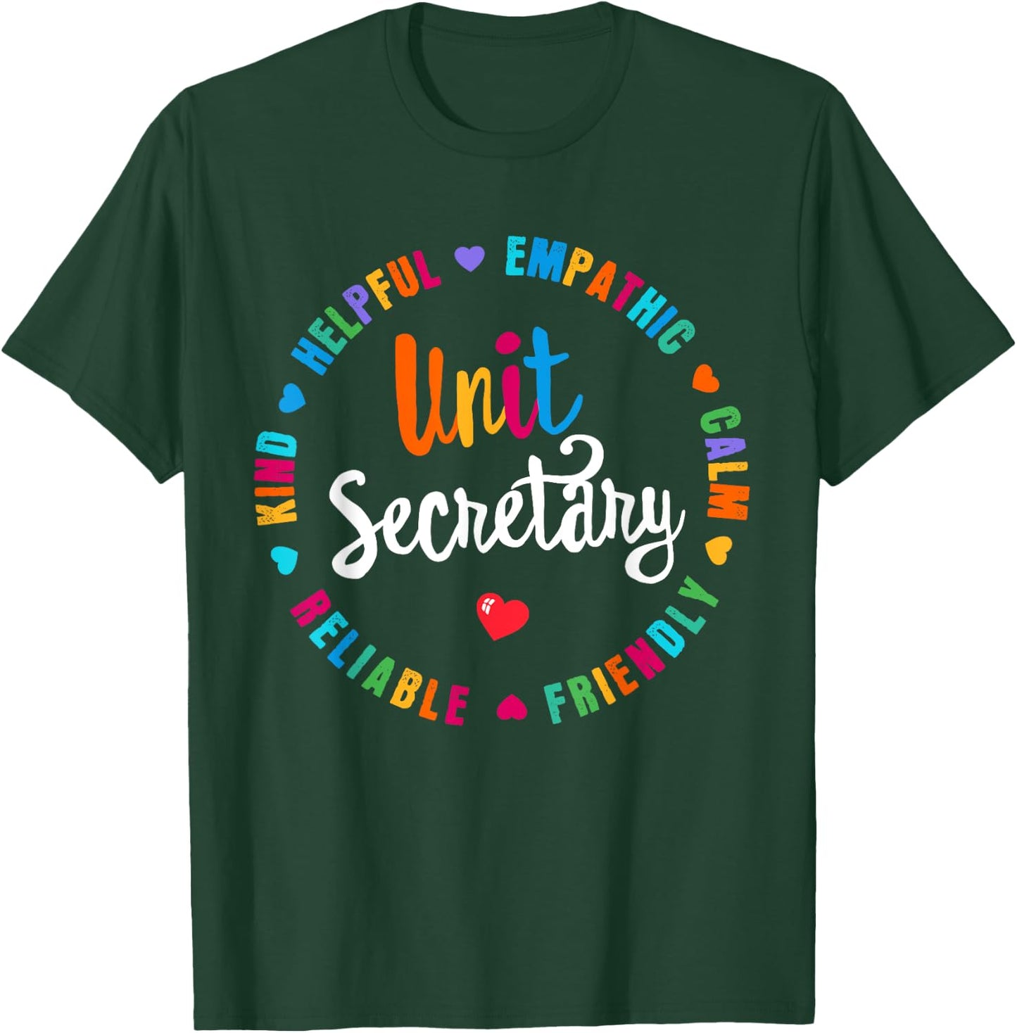 Unit Secretary Appreciation Week healthcare workers Women T-Shirt - T-Shirt | Forest