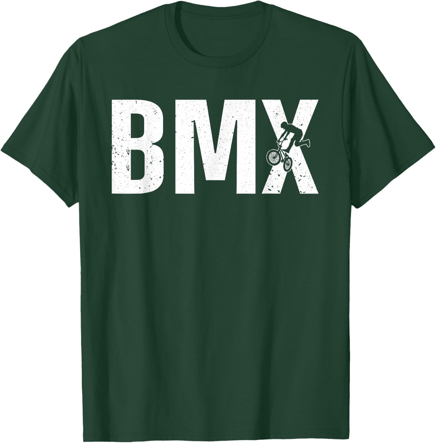 Funny BMX Bike Design Women Youth BMX Biking Lovers T-Shirt - T-Shirt | Forest