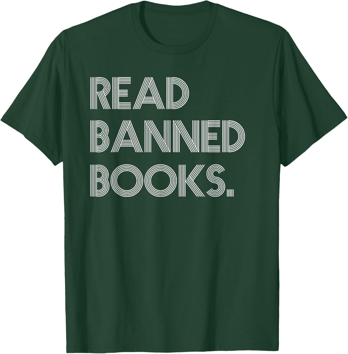 Read Banned Books Librarians Banned Books Week Retro Vintage T-Shirt - T-Shirt | Forest