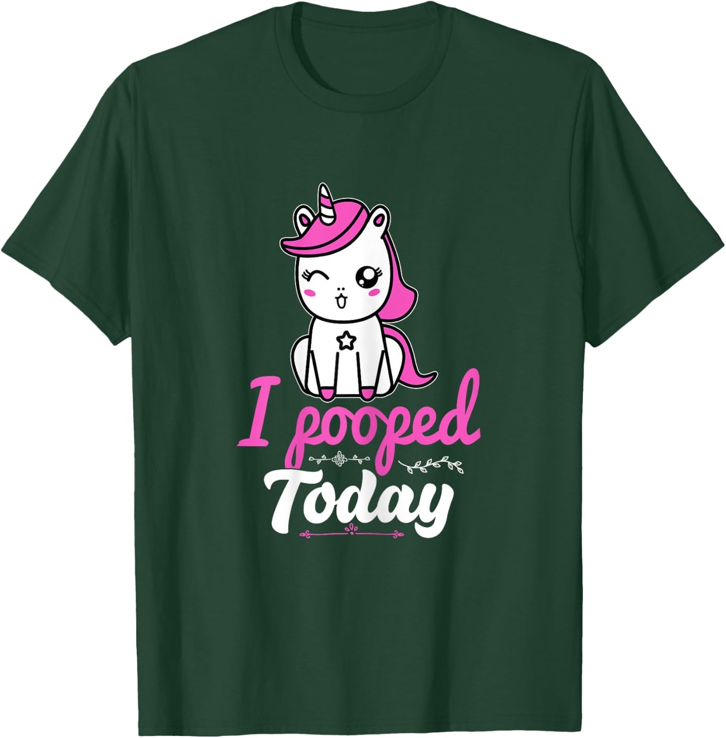 Unicorn Poop This Guy Pooped Today Sorry I Pooped Today T-Shirt - T-Shirt | Forest
