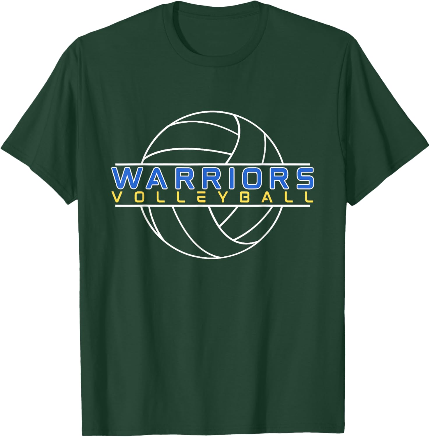 Warriors Volleyball Alt. Warm Up T-Shirt - T-Shirt | Forest