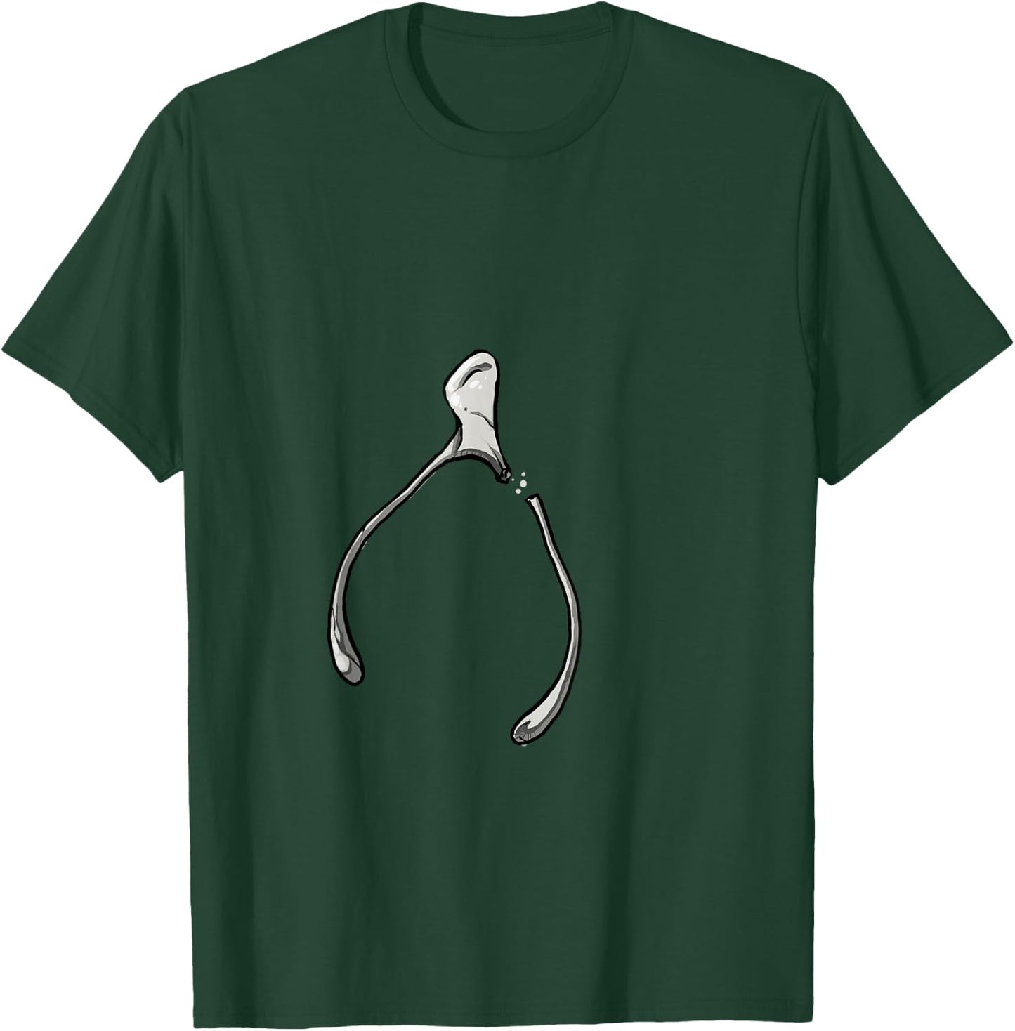 Oh, Snap! Funny Turkey Day Print Wishbone Happy Thanksgiving T-Shirt - T-Shirt | Forest