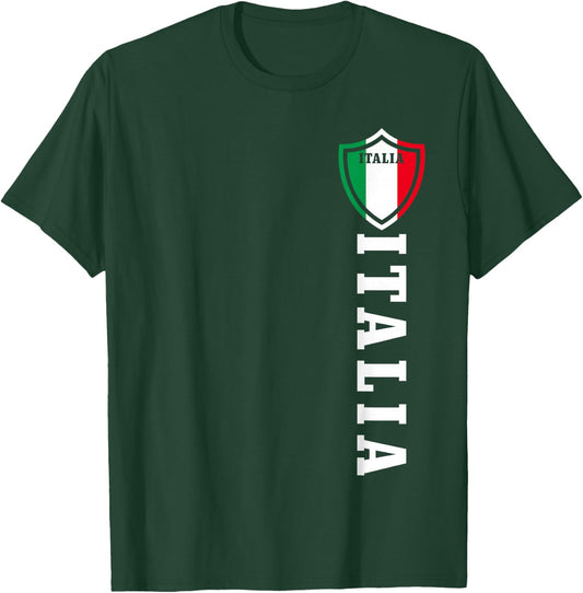 Italian Flag Italy Pride T-Shirt - T-Shirt | Forest
