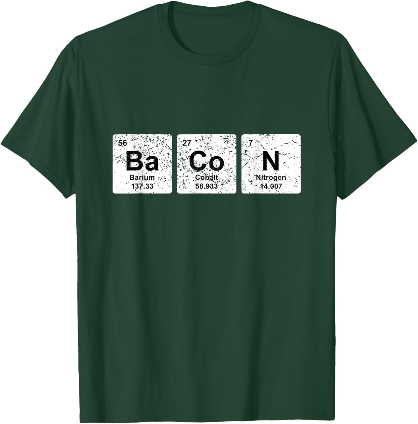 Funny Food Lover Outfit Chemistry Foodie Bacon T-Shirt - T-Shirt | Forest