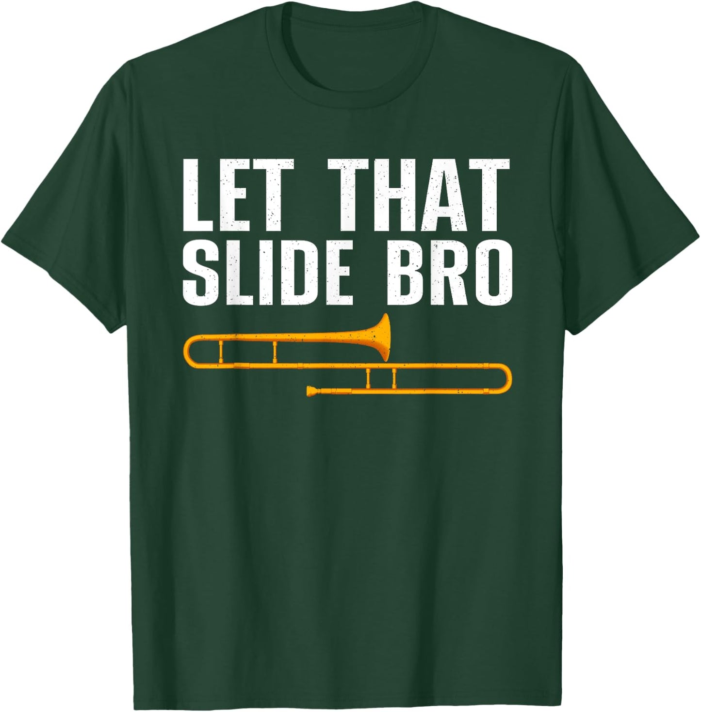 Funny Trombone Art Women Trombone Lover Trombonists T-Shirt - T-Shirt | Forest