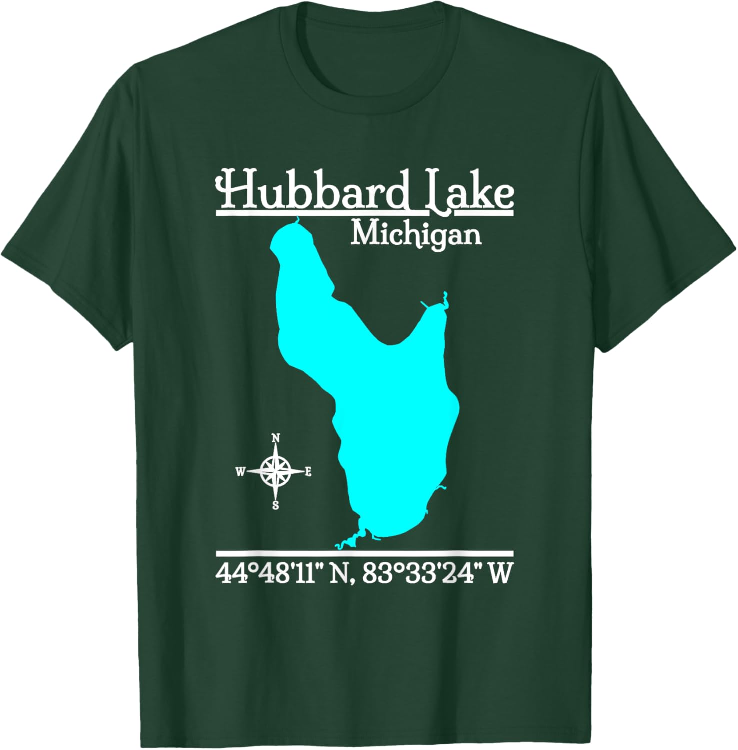 Hubbard Lake, Michigan T-Shirt - T-Shirt | Forest