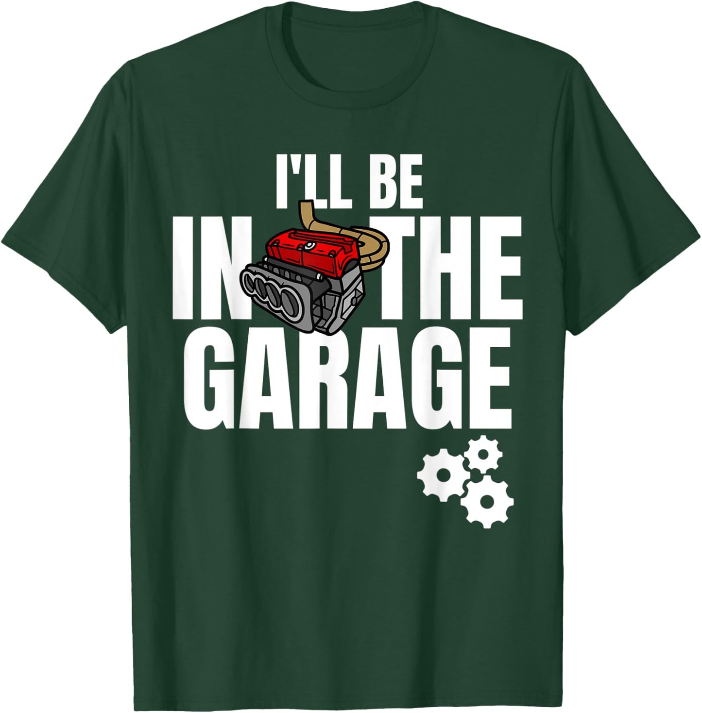 Motor Racing Men Women Kids Stock Car Race Driver Mechanic T-Shirt - T-Shirt | Forest