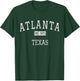 Atlanta Texas TX Vintage T-Shirt - T-Shirt | Forest