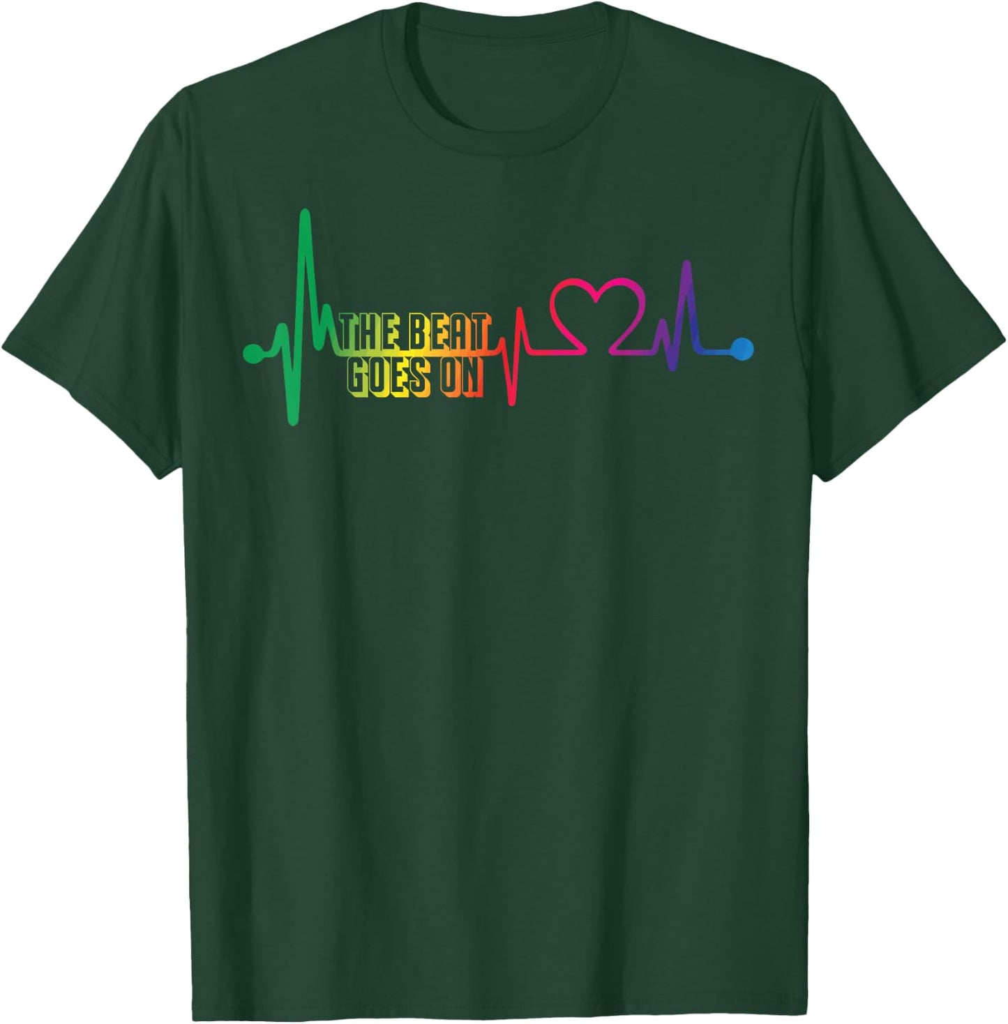 Heart Surgery Patients The Beat Goes On Open Heart Surgery T-Shirt - T-Shirt | Forest