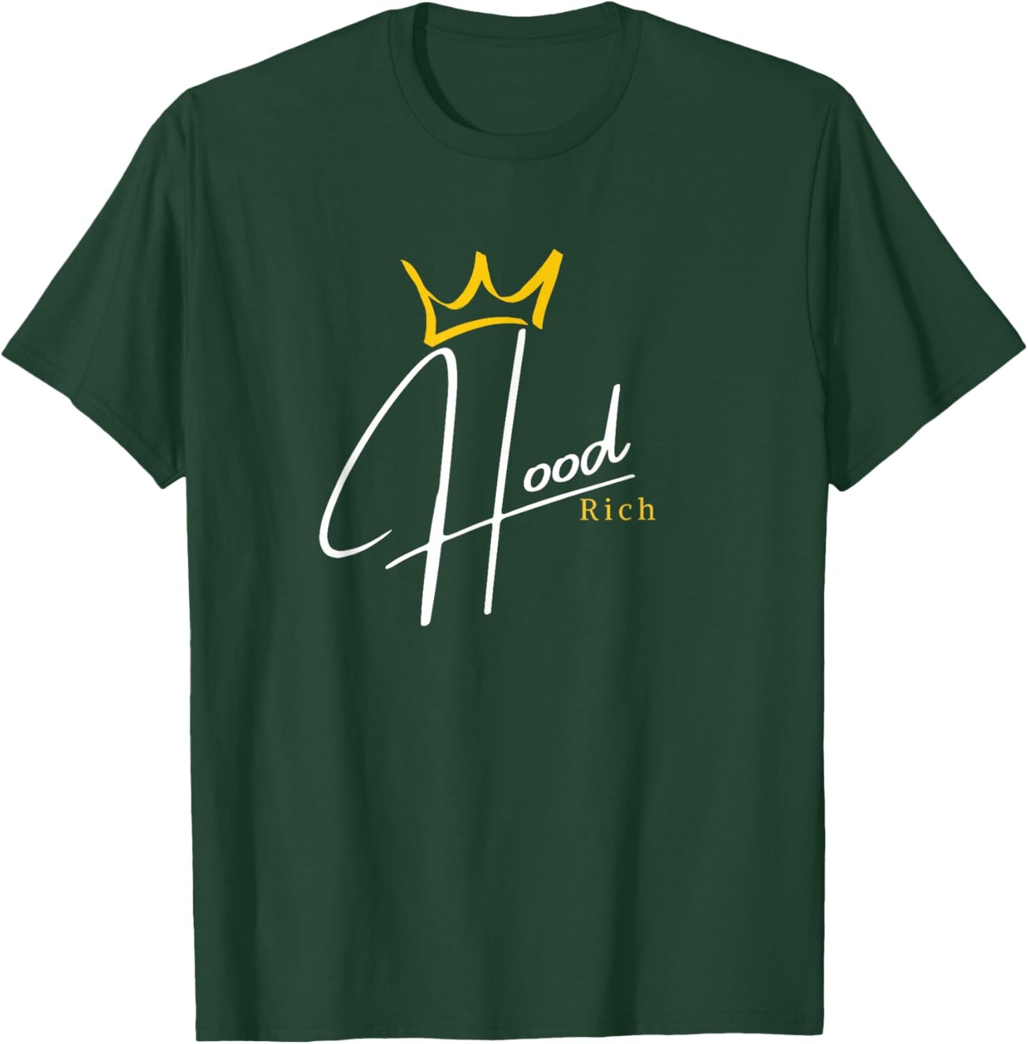 Hood Rich T-Shirt - T-Shirt | Forest